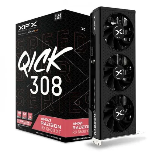 XFX Speedster QICK 308 AMD Radeon RX 6600 XT Black Gaming Ekran Kartı