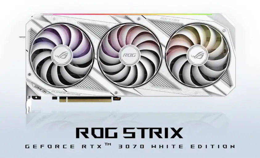 Asus ROG-STRIX-RTX3070-8G-WHITE Gaming Ekran Kartı