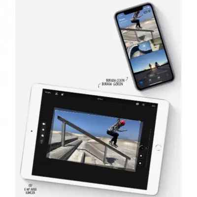 Apple iPad 8.Nesil 10.2″ Wi-Fi + Cellular 32GB Uzay Grisi MYMH2TU/A Tablet