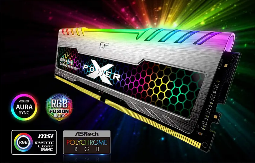 Silicon Power XPower Turbine RGB SP016GXLZU360BSB 16GB DDR4 3600MHz Gaming Ram