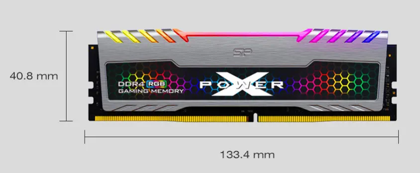 Silicon Power XPower Turbine RGB SP016GXLZU320BSB 16GB DDR4 3200MHz Gaming Ram
