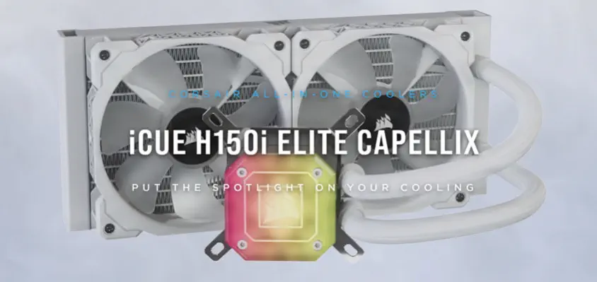 Corsair iCUE H150i Elite Capellix White CW-9060051-WW İşlemci Sıvı Soğutucu