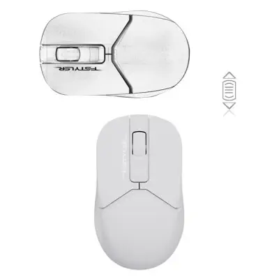 A4 Tech FG1112 White Kablosuz Mini Klavye Mouse Set