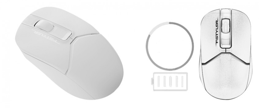 A4 Tech FG1112 White Kablosuz Mini Klavye Mouse Set