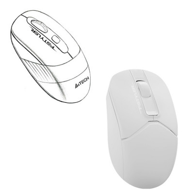 A4 Tech FG1112 White Kablosuz Mini Klavye Mouse Set