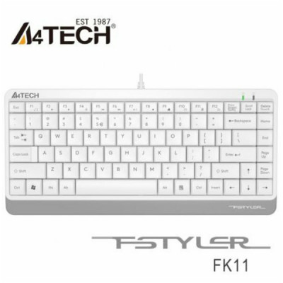 A4 Tech FK11 White Kablolu Klavye