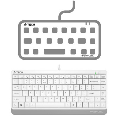 A4 Tech FK11 White Kablolu Klavye