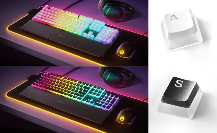 SteelSeries PrismCaps 60218 Siyah İngilizce Klavye Tuş Düzeni