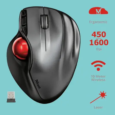 Trust Sferia Wireless Trackball 23121 Kablosuz Mouse