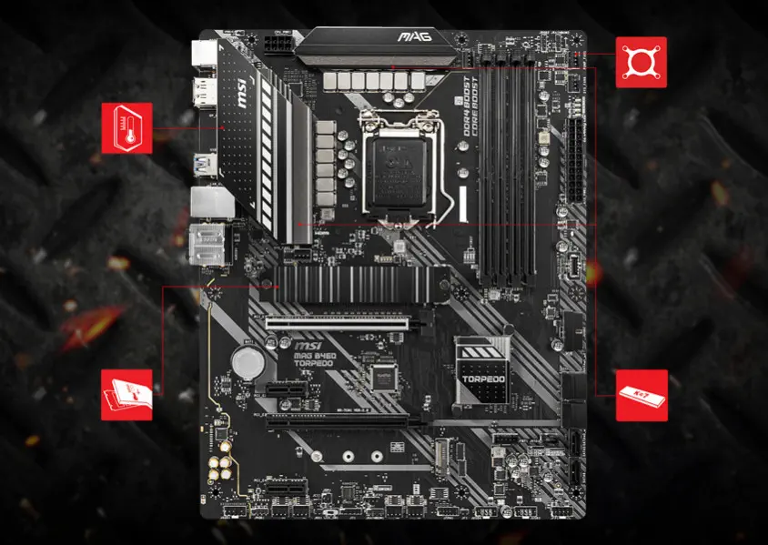 MSI MAG B460 TORPEDO Gaming Anakart