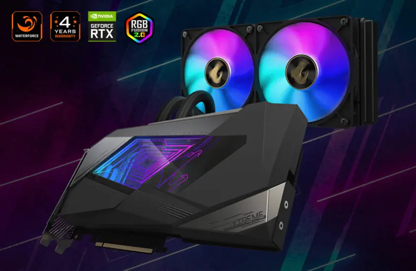 Gigabyte Aorus GeForce RTX 3080 Ti Xtreme WaterForce 12G LHR Gaming Ekran Kartı