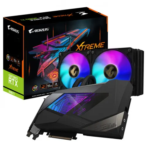 Gigabyte Aorus GeForce RTX 3080 Ti Xtreme WaterForce 12G LHR Gaming Ekran Kartı