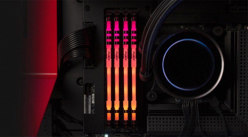 Kingston Fury Beast RGB KF436C17BBA/8 8GB DDR4 3600MHz Gaming Ram