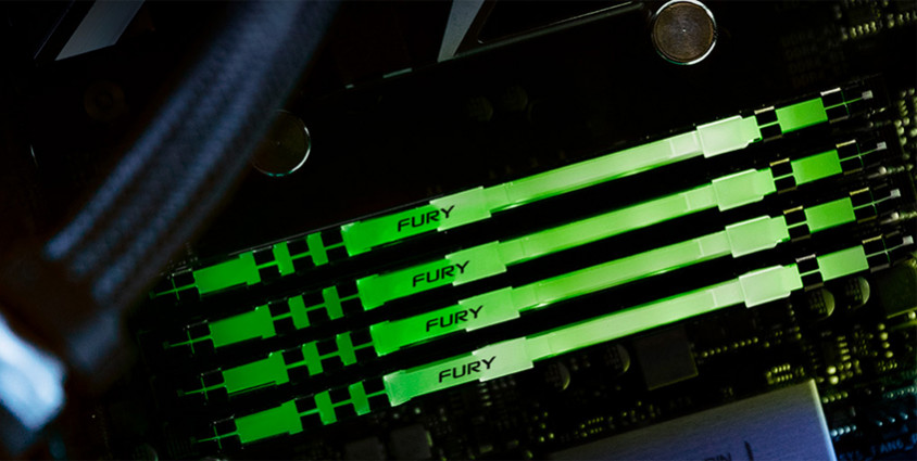 Kingston Fury Beast RGB KF436C17BBA/8 8GB DDR4 3600MHz Gaming Ram
