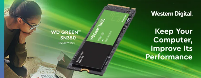 WD Green SN350 WDS240G2G0C 240GB PCIe NVMe M2 SSD Disk