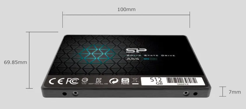 Silicon Power Ace A55 SP256GBSS3A55S25 256GB 2.5″ SATA 3 SSD Disk