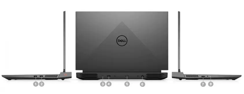 Dell G15 5510 4B870F165C 15.6″ Full HD Gaming Notebook