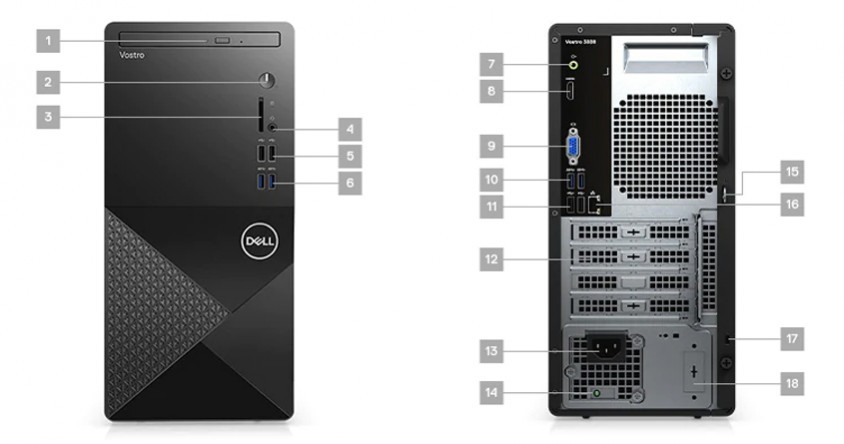 Dell Vostro 3888 N112VD3888EMEA01_U Masaüstü Bilgisayar