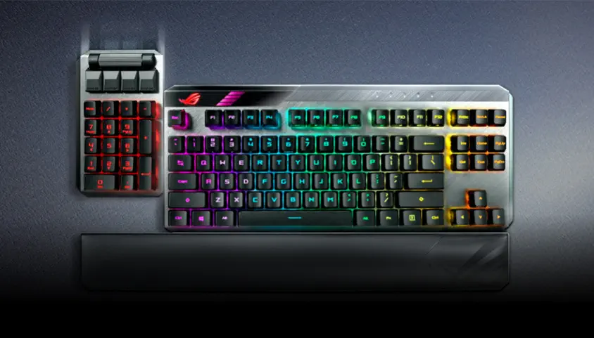ASUS ROG Claymore II Optik Mekanik Kablosuz Gaming Klavye