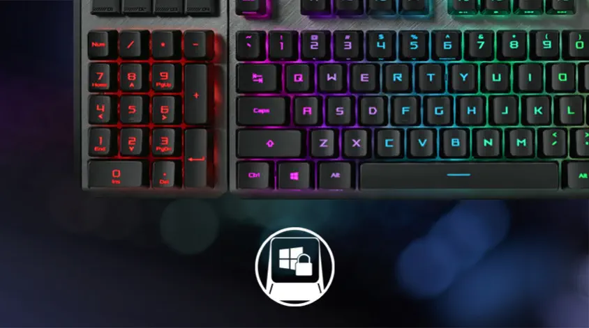 ASUS ROG Claymore II Optik Mekanik Kablosuz Gaming Klavye