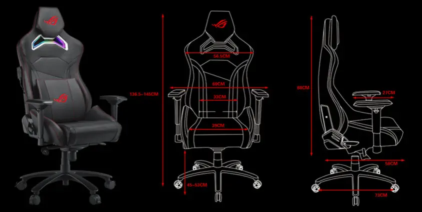 ASUS ROG Chariot RGB SL300C Gaming (Oyuncu) Koltuğu