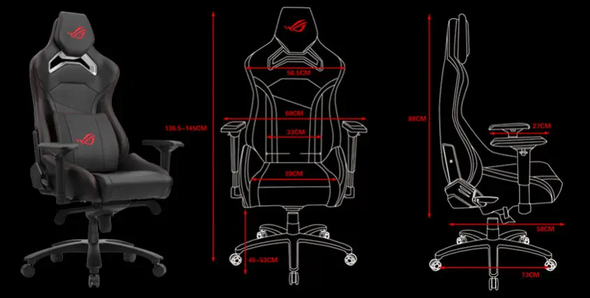 Asus ROG Chariot Core SL300 Gaming (Oyuncu) Koltuğu