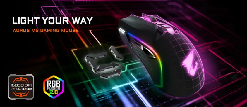 Gigabyte Aorus M5 Kablolu Gaming Mouse