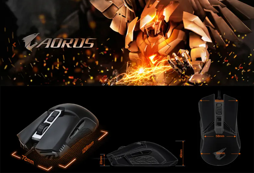 Gigabyte Aorus M5 Kablolu Gaming Mouse