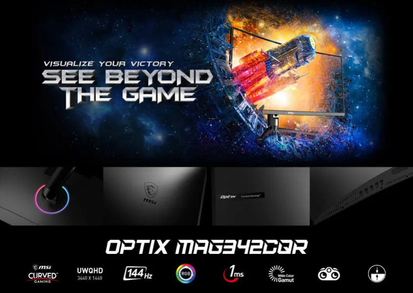 MSI Optix MAG342CQR 34” VA UWQHD Curved Gaming Monitör