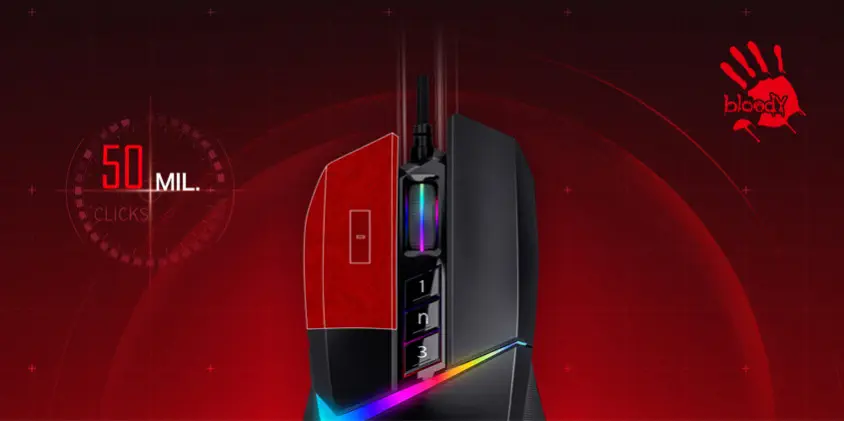 Bloody W60 Pro Kablolu Gaming Mouse