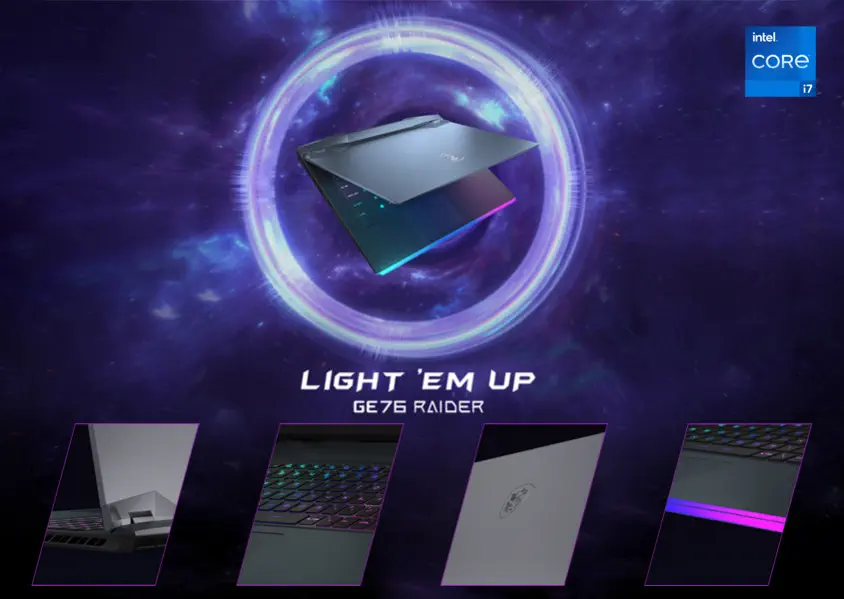 MSI Raider GE76 11UG-260XTR 17.3″ Full HD Gaming Notebook