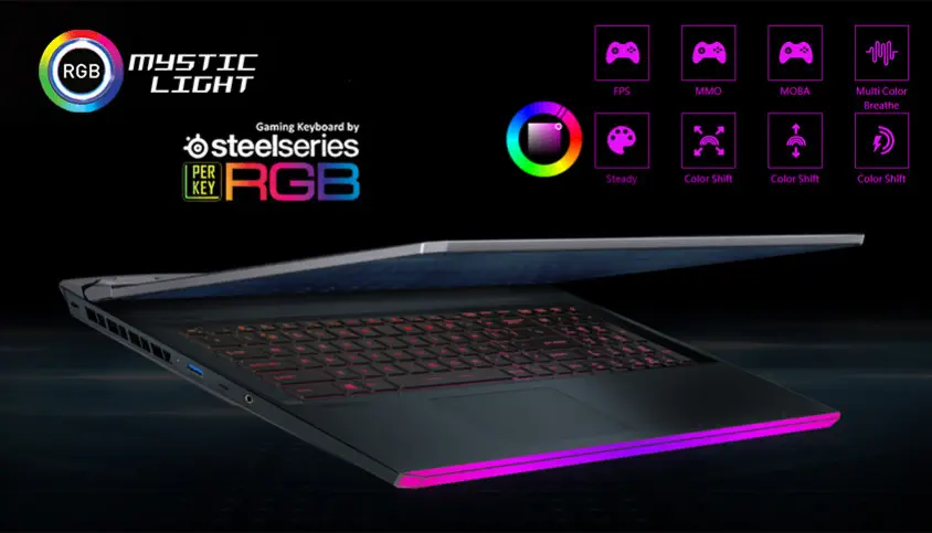 MSI Raider GE76 11UG-260XTR 17.3″ Full HD Gaming Notebook