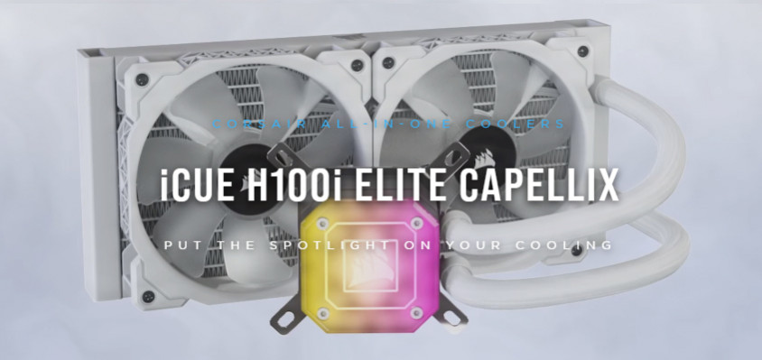 Corsair iCUE H100i Elite Capellix White CW-9060050-WW İşlemci Sıvı Soğutucu