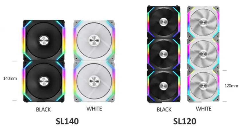Lian Li UNI Fan SL140 White 2x140mm Kasa Fanı