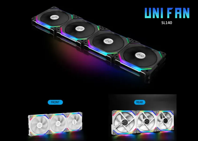 Lian Li UNI Fan SL140 White 2x140mm Kasa Fanı