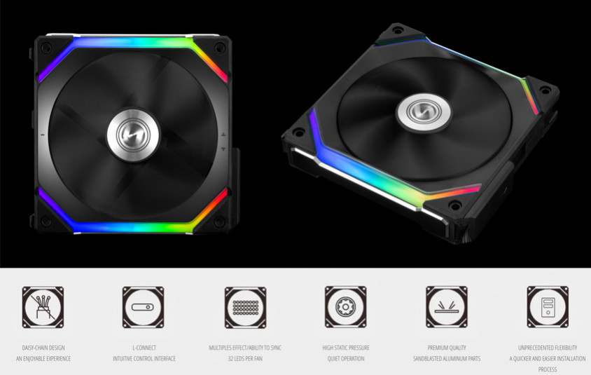 Lian Li UNI Fan SL140 Black 1x140mm Kasa Fanı