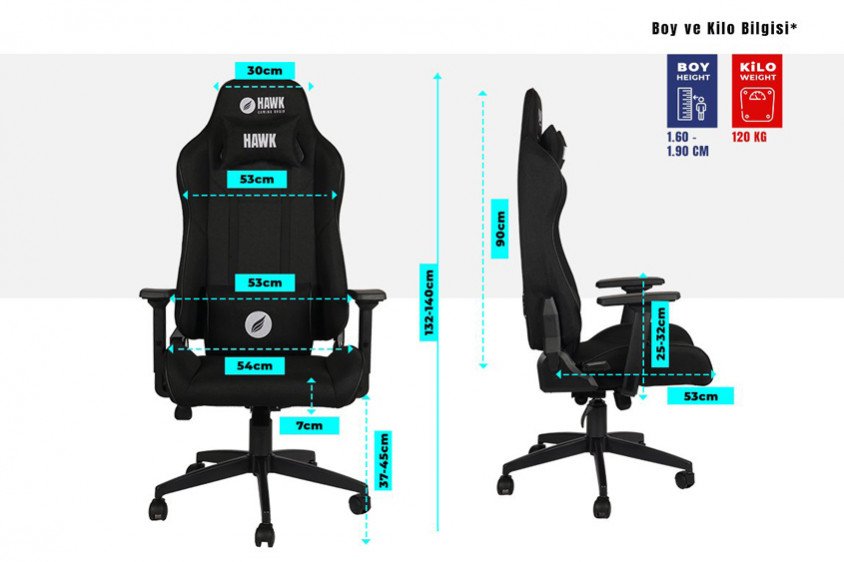 HAWK Fab v3 Gaming (Oyuncu) Koltuğu