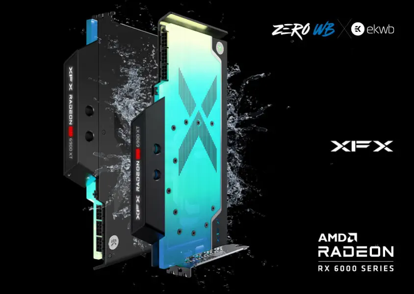 XFX Speedster Zero AMD Radeon RX 6900 XT EKWB RGB Waterblock Limited Edition Gaming Ekran Kartı