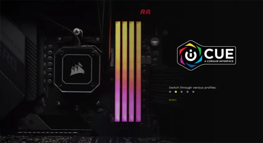 Corsair Vengeance RGB RT 16GB DDR4 3200MHz Siyah Gaming Ram