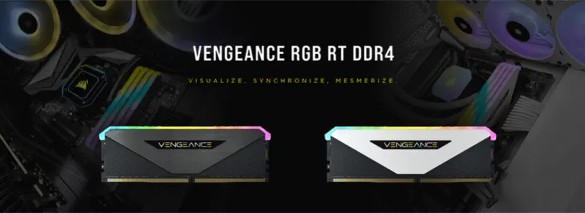 Corsair Vengeance RGB RT 32GB DDR4 3200MHz Beyaz Gaming Ram