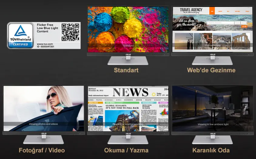 ASUS ProArt Display PA279CV 27″ IPS 4K UHD Monitör
