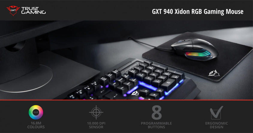 Trust GXT 940 Xidon 23574 Kablolu Gaming Mouse