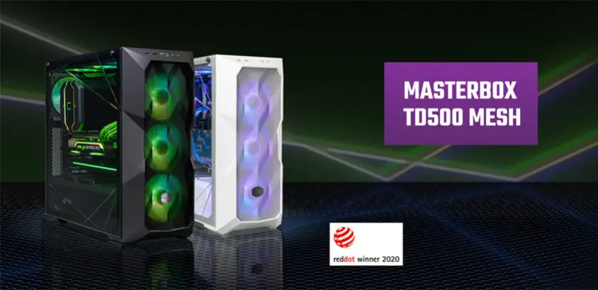 Cooler Master MasterBox TD500 Mesh 650W Siyah E-ATX Mid-Tower Gaming Kasa