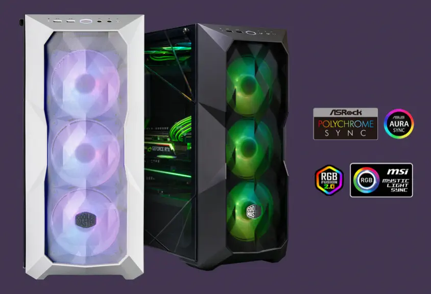 Cooler Master MasterBox TD500 Mesh 650W Beyaz E-ATX Mid-Tower Gaming Kasa