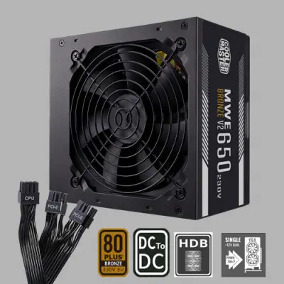 Cooler Master MasterBox TD500 Mesh 650W Beyaz E-ATX Mid-Tower Gaming Kasa