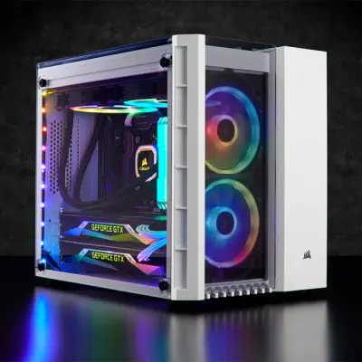 Corsair Crystal Series 280X RGB CC-9011137-WW Micro-ATX Gaming Kasa