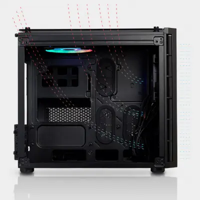 Corsair Crystal Series 280X RGB CC-9011137-WW Micro-ATX Gaming Kasa