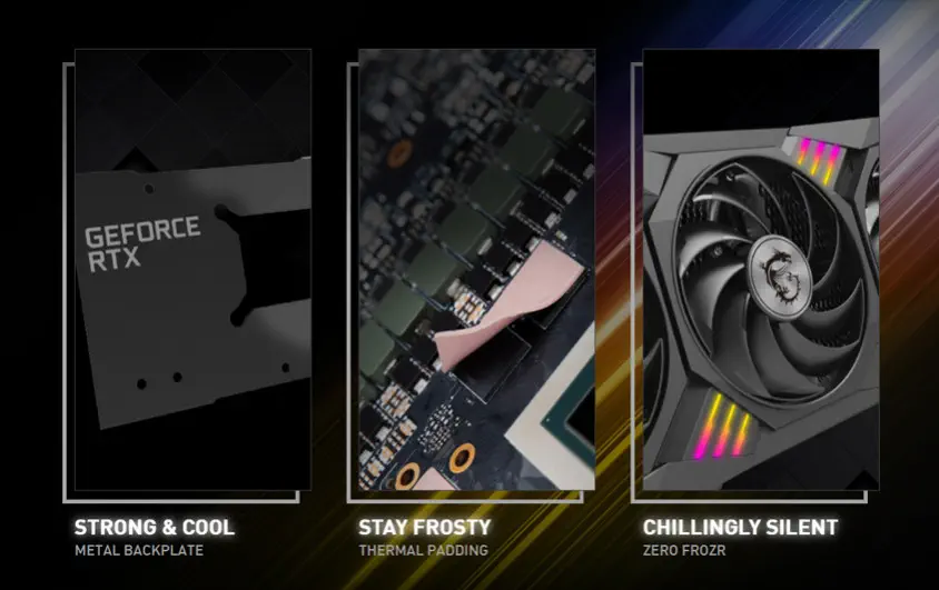 MSI GeForce RTX 3070 GAMING Z TRIO 8G LHR Gaming Ekran Kartı