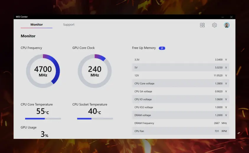 MSI GeForce RTX 3070 GAMING Z TRIO 8G LHR Gaming Ekran Kartı