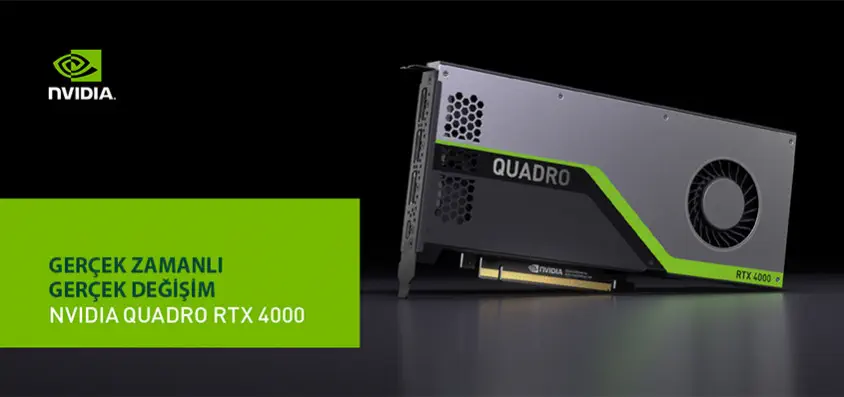 PNY Nvidia Quadro RTX 4000 VCQRTX4000-SB Ekran Kartı